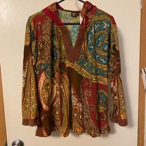 Bila 3X BOHO LONG SLEEVE TUNIC